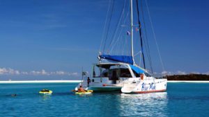 catamaran est une autre façon de découvrir l'île de Nosy-Be