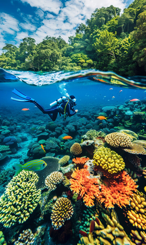 scuba-diver-surrounded-by-beautiful-underwater-nature